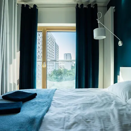 アパート Vipwarsawapartments Sapphire Mennica *