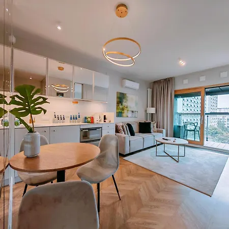 דירה Vipwarsawapartments Sapphire Mennica