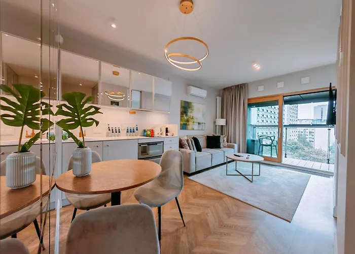 شقة Vipwarsawapartments Sapphire Mennica